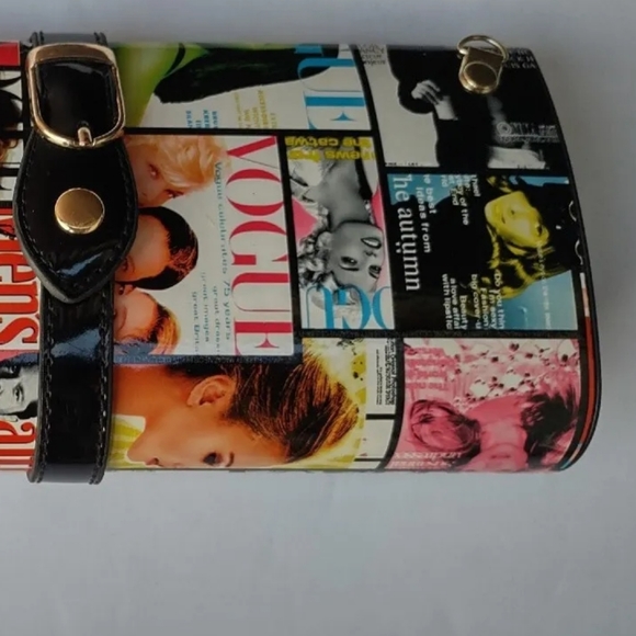 Vintage Vouge Magazine clutch/crossbody baguette . - Picture 5 of 13